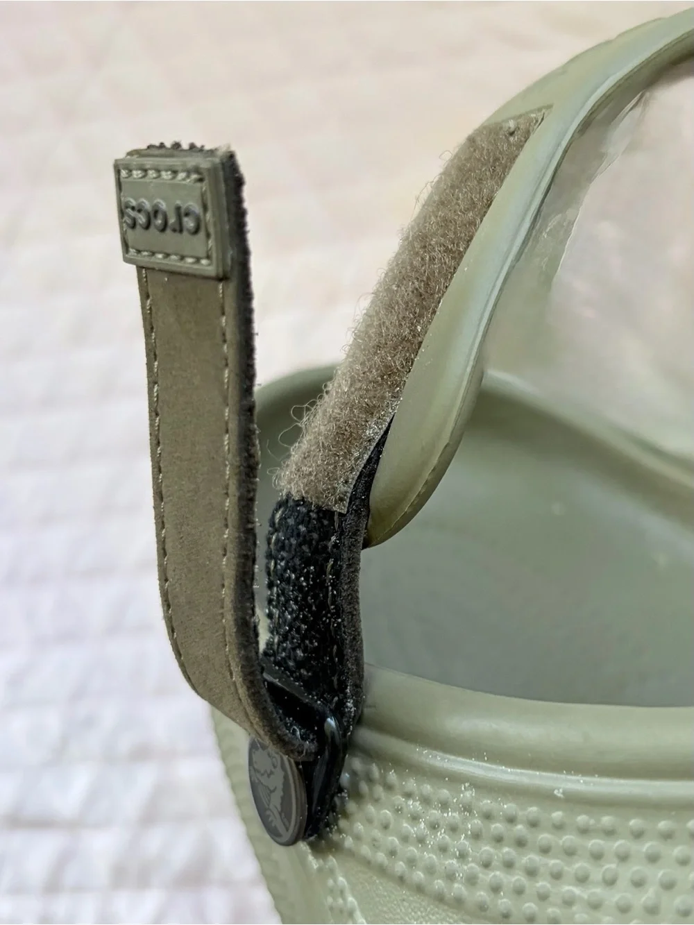 CROCS Men's  Brown Slip-On Clog with Back Strap Sz 12
